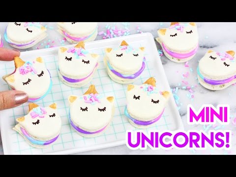 How to Make Mini Unicorn Macarons! 🦄