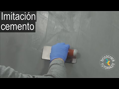 Efecto cemento: cómo aplicar y crear texturas (Bricocrack)