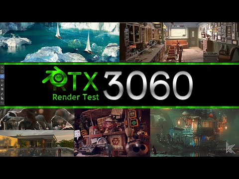 ทดสอบเรนเดอร์โน๊ตบุ๊คเกมส์มิ่งRTX3060Blender