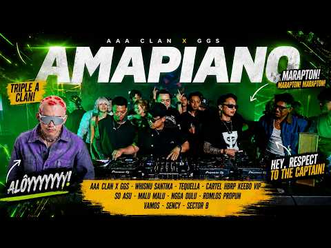 WISNU SANTIKA x YB AAA CLAN | AMAPIANO AFRO HOUSE | MARAPTHON! HBRP KEEBO VIP