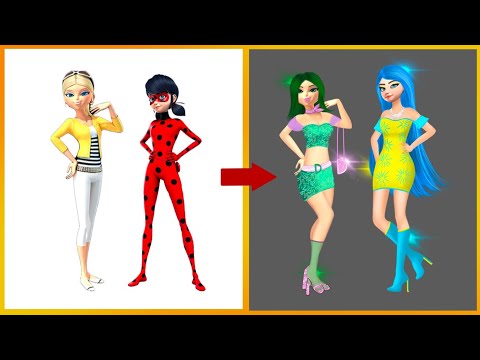 Miraculous: Ladybug And Chole GLOW UP Inside Out Inside Out 2024 Joy & Diggust _ Transformation