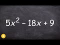 Factoring Techniques and Methods