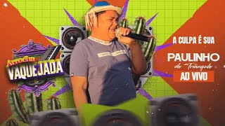 A culpa é sua - Paulinho do Triângulo (Ao Vivo)