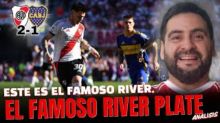 Enorme triunfo de River 2-1 sobre Boca en el estadio Monumental