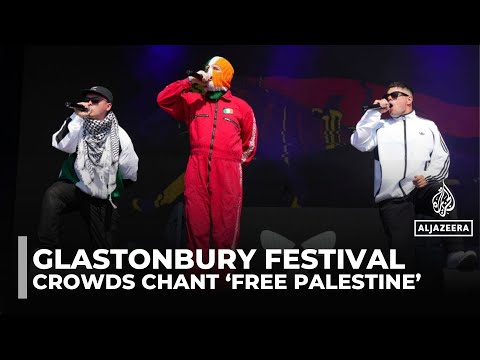 Glastonbury erupts in pro-Palestine chants as artists slam Israel over Gaza war crimes