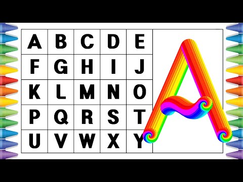 [알파벳 놀이] 유아와 어린이를 위한 ABCD 대문자 A부터 Z까지 쓰기 | Kids Alphabet A to Z | abc song | a for apple | abcd song