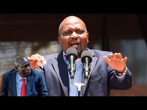 KAZI USHANGO NI KUKAMUA NG'OMBE TU! MOSES KURIA INDIRECTLY HIT AT FORMER DP GACHAGUA