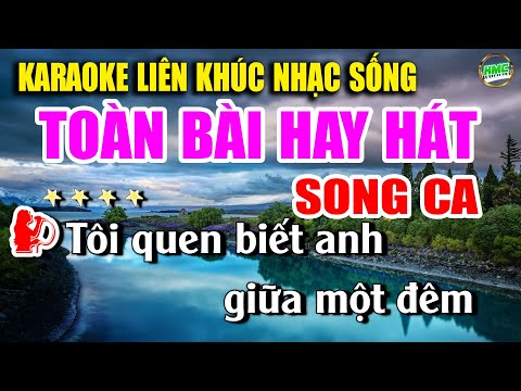 Karaoke Liên Khúc Nhạc Sống Song Ca | Tuyển Chọn Toàn Bài Hay Dễ Hát | Nhạc Trữ Tình Bolero Hay Nhất