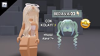 [ ÇOOK KOLAY!🥳 ] ROBLOX YENİ BEDAVA SAÇ NASIL ALINIR?✨👀