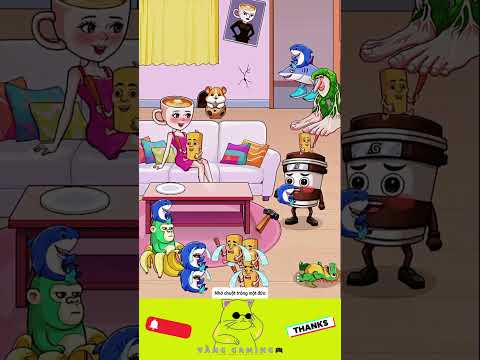 Funny Games - Giúp Capuchino trông 10 đứa con của mình #shorts #tungtungtungsahur