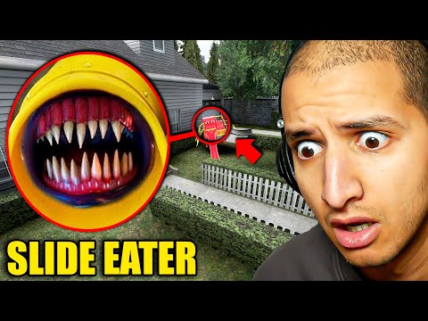 If You See SLIDE EATER Outside Your House, RUN AWAY FAST!!