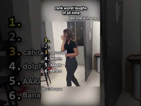 Rank the WORST LAUGHS of all time