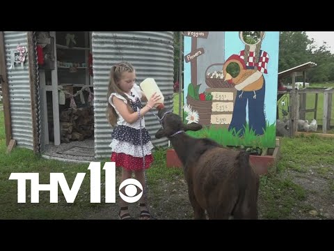 YouTube video thumbnail: Arkansas 8-Year-Old Showcases Life as Young Business Owner