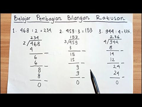 Pembagian Bilangan Ratusan dengan Porogapit dalam Matematika
