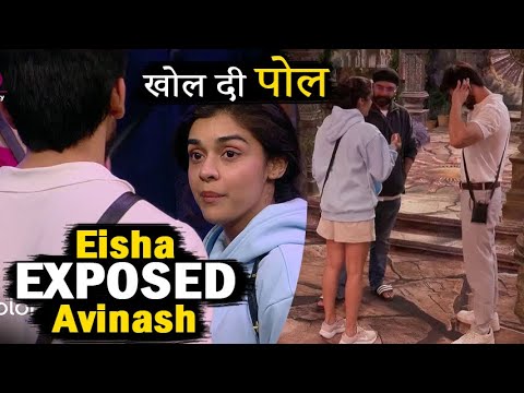 Bigg Boss 18 Today Episode Promo Eisha EXPOSED Avinash CHOR #bb18