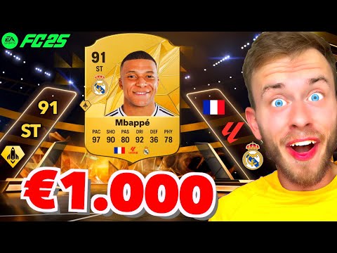 Ich habe 1.000€ in FC 25 Packs investiert & _____ gezogen! 👀