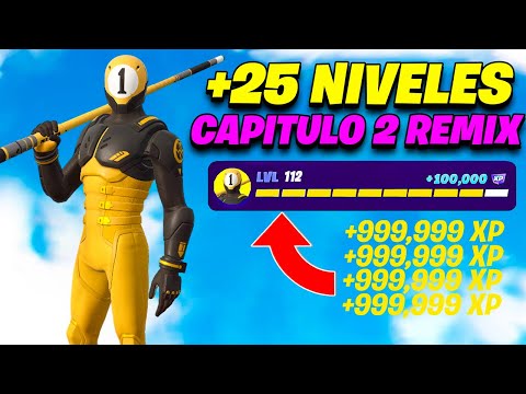 [MAPA de XP] Como *SUBIR RAPIDO DE NIVEL* en FORTNITE REMIX *BUG de EXPERIENCIA* Capítulo 2 XP BUG