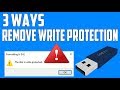 3 Ways Remove Write Protection From USB Pendrive  The disk is write protected [Fix].480p
