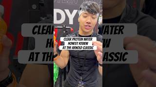 Bodybuilder Turned Marathon Runner Loves Ready Clear Protein Water #clearprotein #tastetest #shorts