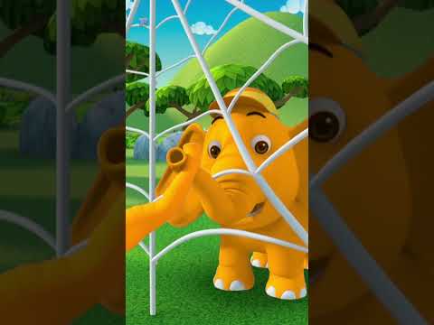 Ek Mota Hathi Jhoom Ke Chala, एक मोटा हाथी #shorts #ekmotahathi #kidsfun #hindicartoon #poems