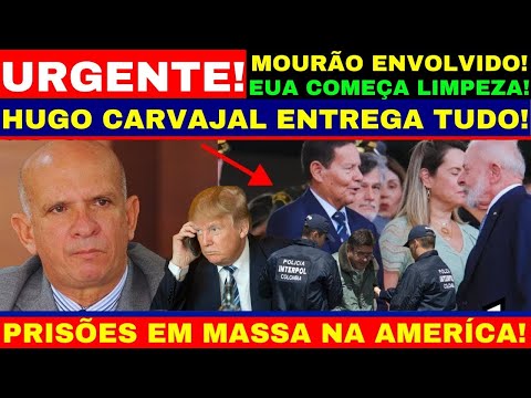 HUGO CARVAJAL ACABA DE ENTREGAR TUDO! LULA E MOURÃO ENVOLVIDO! INTERVENÇÃO DOS EUA COMEÇOU!