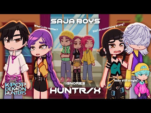 💎 | SAJA BOYS Ignores HUNTRIX... | KPop Demon Hunters | Gacha | INSPIRED