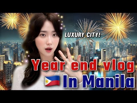 Korean girl’s new year vacation to Manila vlog🇵🇭 |fireworks trailer
