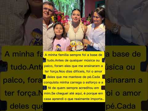 Ana Castela revela a força da família por trás do seu sucesso #anacastela #anacastelaoficial