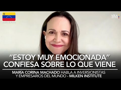 "Estoy muy emocionada" confiesa María Corina Machado hoy 17SEPT sobre lo que viene para #Venezuela