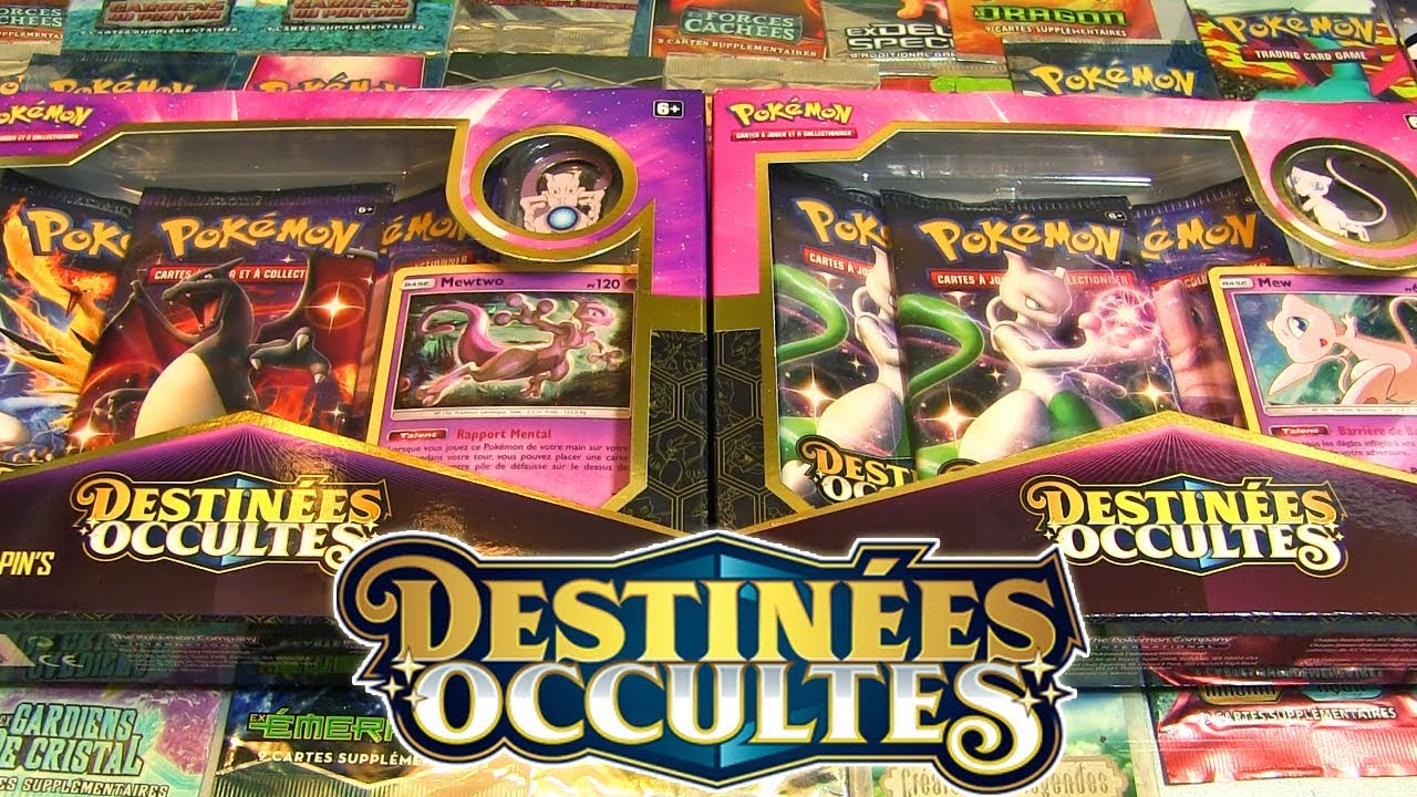 INCROYABLE SHINY ! OUVERTURE DE 2 COFFRETS POKEMON DESTINÉES OCCULTES FR !