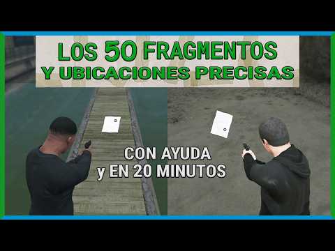 GTA 5 - Los 50 FRAGMENTOS DE CARTA con Ubicaciones Exactas y ayuda | Como Encontrarlos