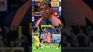 🔥💬 Lamine Yamal ! 😱🧤🔵🔴#Messi #Barça #HansiFlick #JoanGarcia