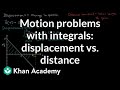 Understanding Displacement and Distance in One-Dimensional Motion