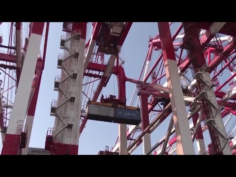YouTube video thumbnail: China Exports Pick up as Trump Tariff Deadline Looms