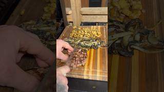 Camp Steak and Potatoes #cooking #campping #campcooking #food #cabinadventure #grill #foodie