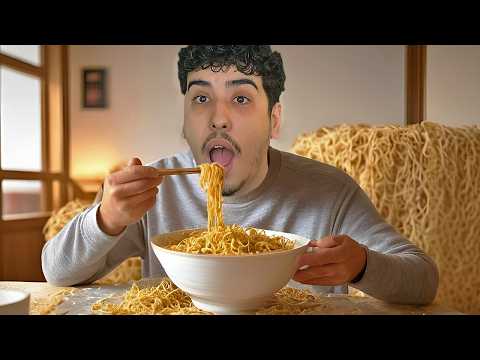 BİR HAFTA SADECE NOODLE YİYEN ADAM!