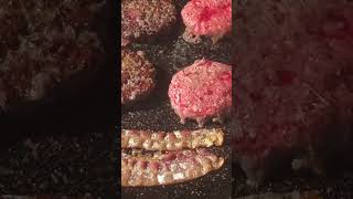 Anybody else occasionally enjoy a non-smashed burger on their Blackstone? #blackstone
