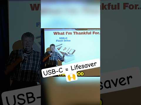 USB-C Just Saved My Life 😂💻 | Thankful  | Don McMillan 😎 #usbdrive #usbfunny #viralnewstoday #jokes