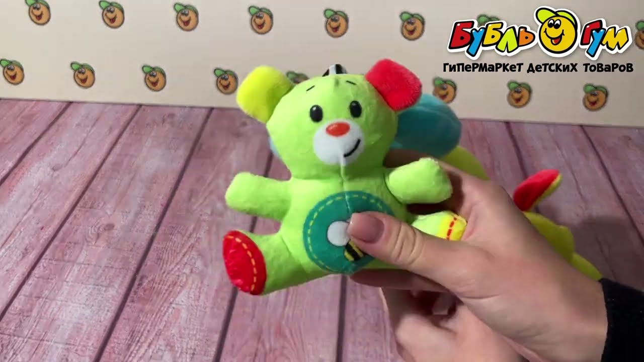 Погремушка-спираль BUBURU Baby Дружные зверята - видео Погремушка-спираль BUBURU Baby Дружные зверята - видео