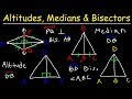 Exploring Altitudes, Medians, and Bisectors in Geometry