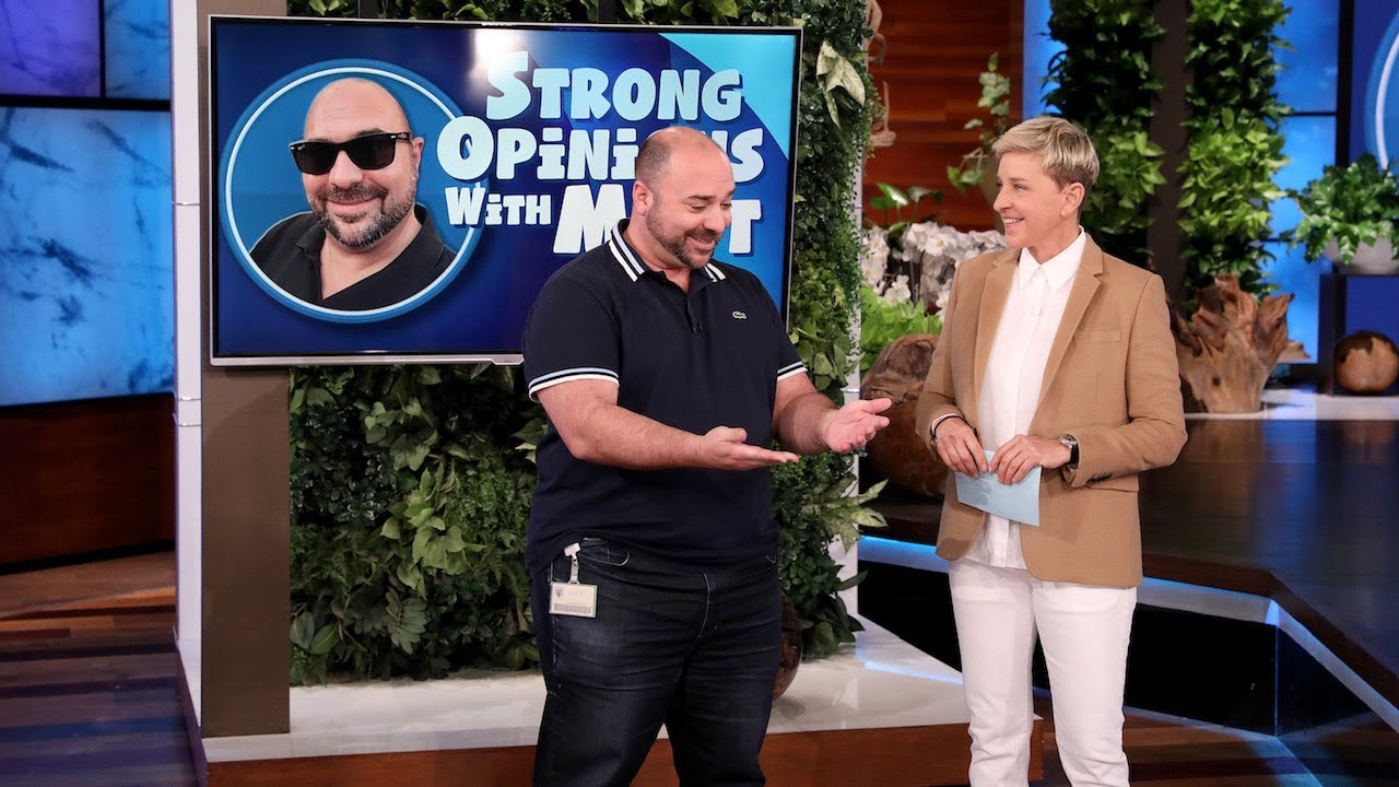 Ellen's Producer Matt Has Strong Opinions. on Paper Towels?