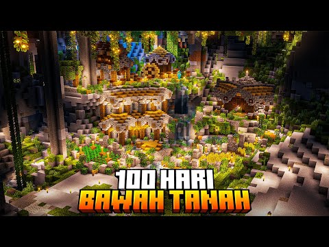 100 Hari Minecraft di Bawah Tanah