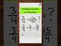 Dividing Fractions and Mixed Numbers