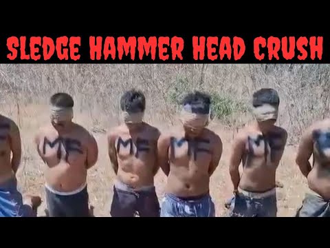 The CJNG & Chapito Alliance Is Brutal | Member Of La Mayiza Has Scull Crushed By A Sledgehammer