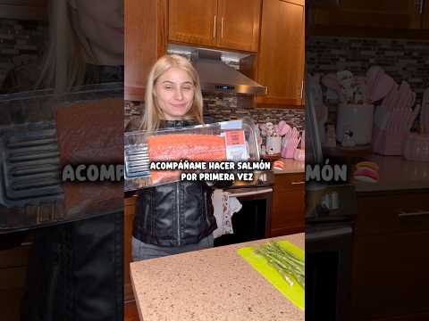 Acompáñenme a cocinar salmón 🍣 por primera vez #salmonrecipes #seafood #easyrecipe