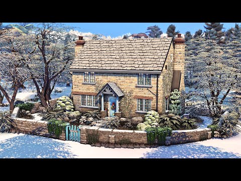 The Holiday Cottage | The Sims 4 Speed Build