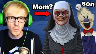 Evil Nun...? (THATS HIS MOM?)