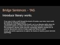 Bridge Sentences and Essay Flow