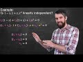 Vector Spaces and Linear Algebra Concepts