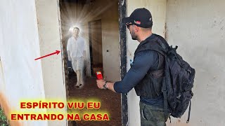 IMPRESSIONANTE, ESPÍRITO VIU EU ENTRANDO NA CASA ASSOMBRADA - SPIRITBOX